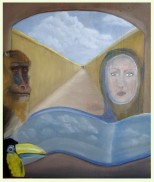 CIRCA 1988 DAPACU OIL PAINTINGS